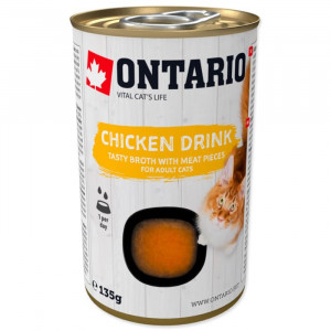 ONTARIO CAT DRINK CHICKEN dzēriens buljons kaķiem Vista 135g